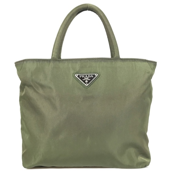 Authentic Prada Green Nylon satchel - small - Picture 12 of 12